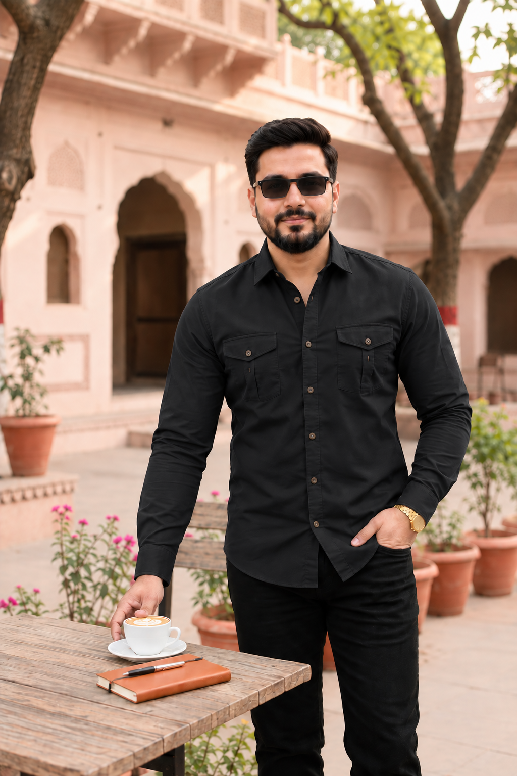 Dual Pocket Casual Shirt