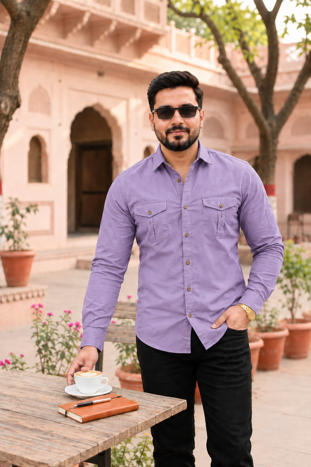 Dual Pocket Casual Shirt