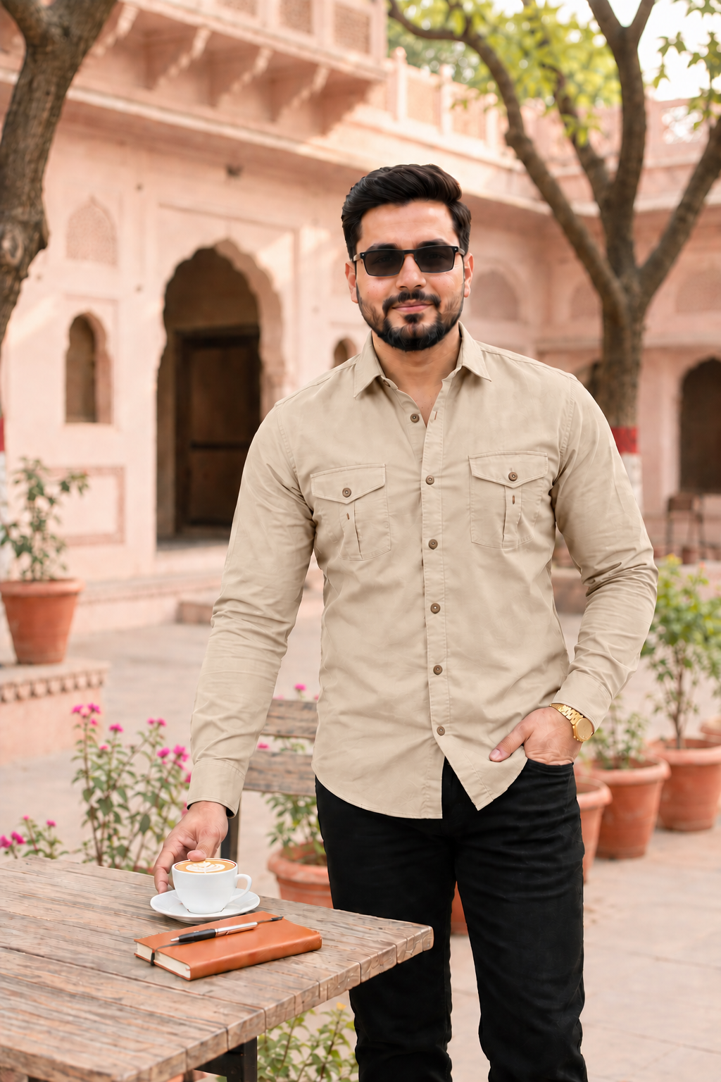 Dual Pocket Casual Shirt