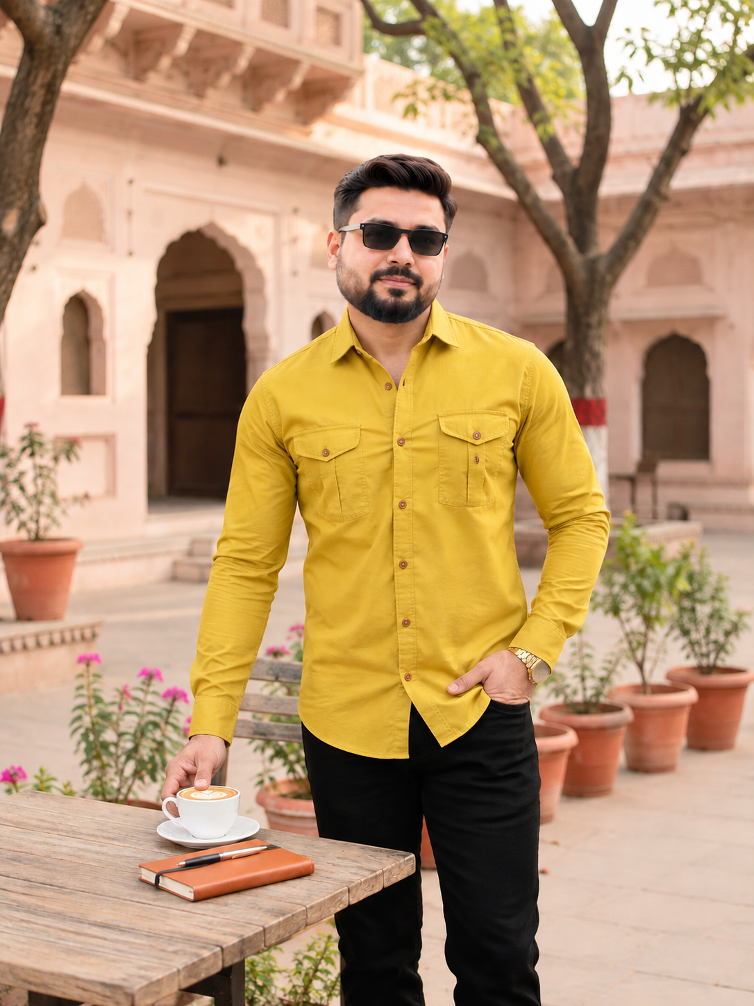 Dual Pocket Casual Shirt